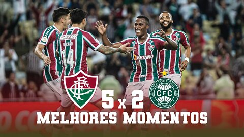 FLUMINENSE 5 X 2 CORITIBA | CAMPEONATO BRASILEIRO 2022 | MELHORES MOMENTOS