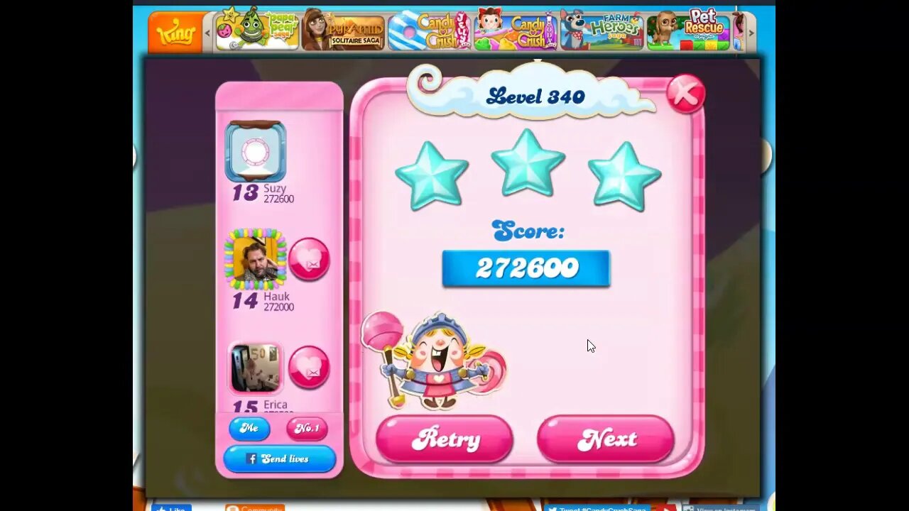 Candy Crush Level 340 Audio Talkthrough, 30 Moves 0 Boosters