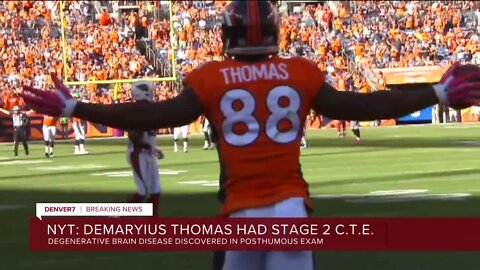 NYT: Demaryius Thomas had stage 2 CTE