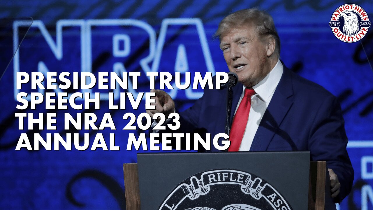 FULL SPEECH REPLAY: President Trump Addresses the NRA | 04-13-2023