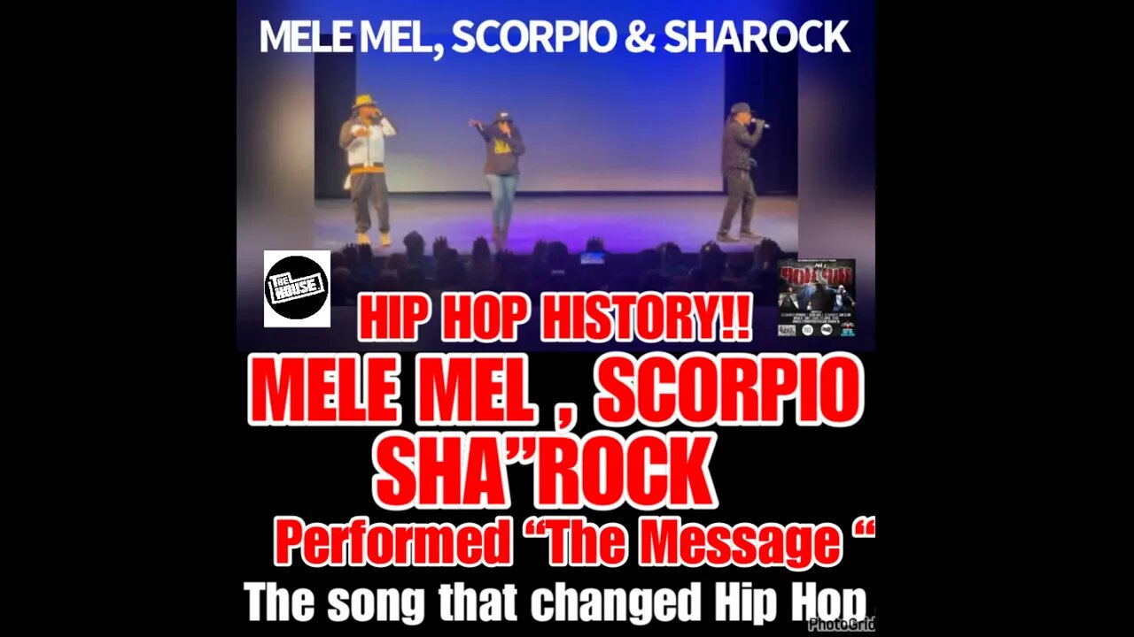 NIMH Ep #494 MELE MEL, SCORPIO & SHAROCK Perform the MESSAGE ! Hip Hop history in Richmond, Va