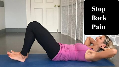 STOP Back Pain With Ab Exercises