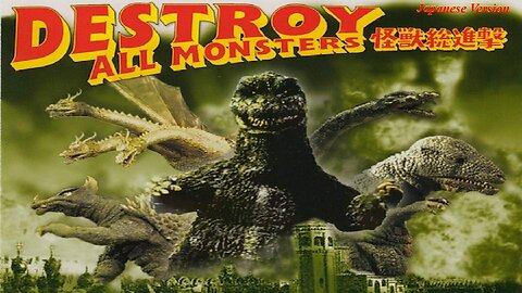 DESTROY ALL MONSTERS 1968 Japanese Version - A Kaiju Battle Royale! FULL MOVIE HD & W/S