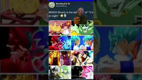Which game, anime or cartoon rivalry will start a brawl? #familyguy #anime #sonic