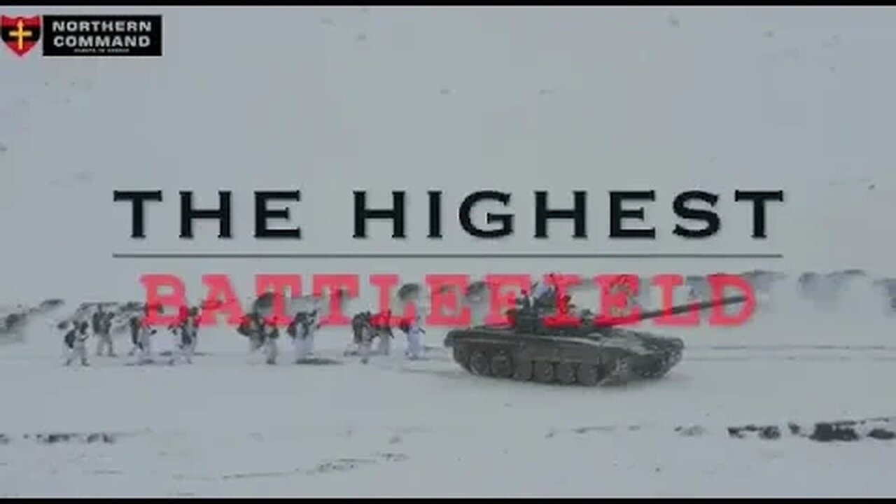 Indian Army Tank & Infantry At Ladakh