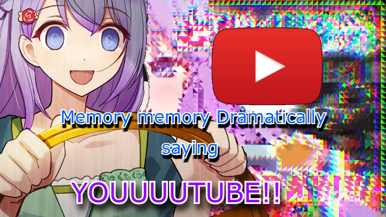 Vtuber utakata memory Dramatically saying youtube