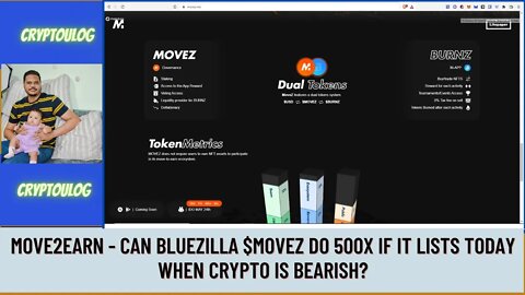 Move2earn - Can Bluezilla $Movez Do 500x If It Lists Today When Crypto Is Bearish?