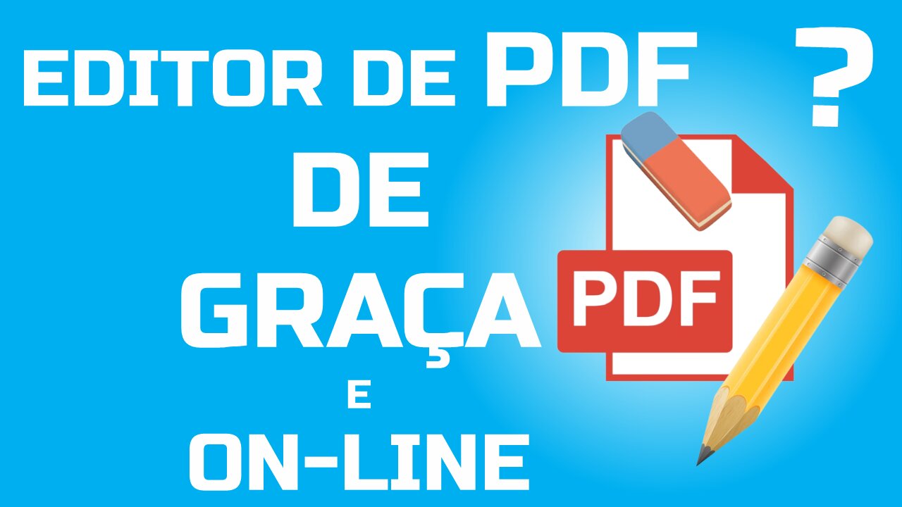 CONVERTA arquivos de PDF para WORD, REMOVA FUNDO de uma IMÁGEM, EDITE PDF, GERADOR DE QR CODE...