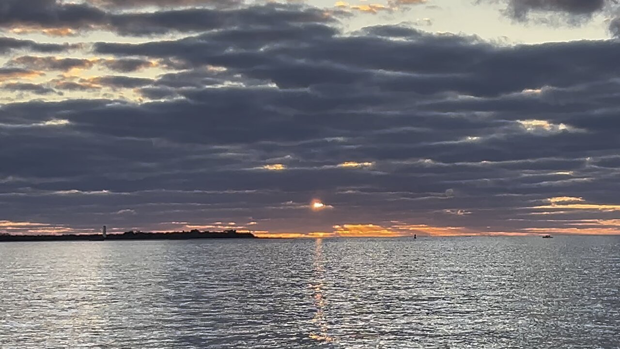 Sunset at Fort De Soto December 31 2023