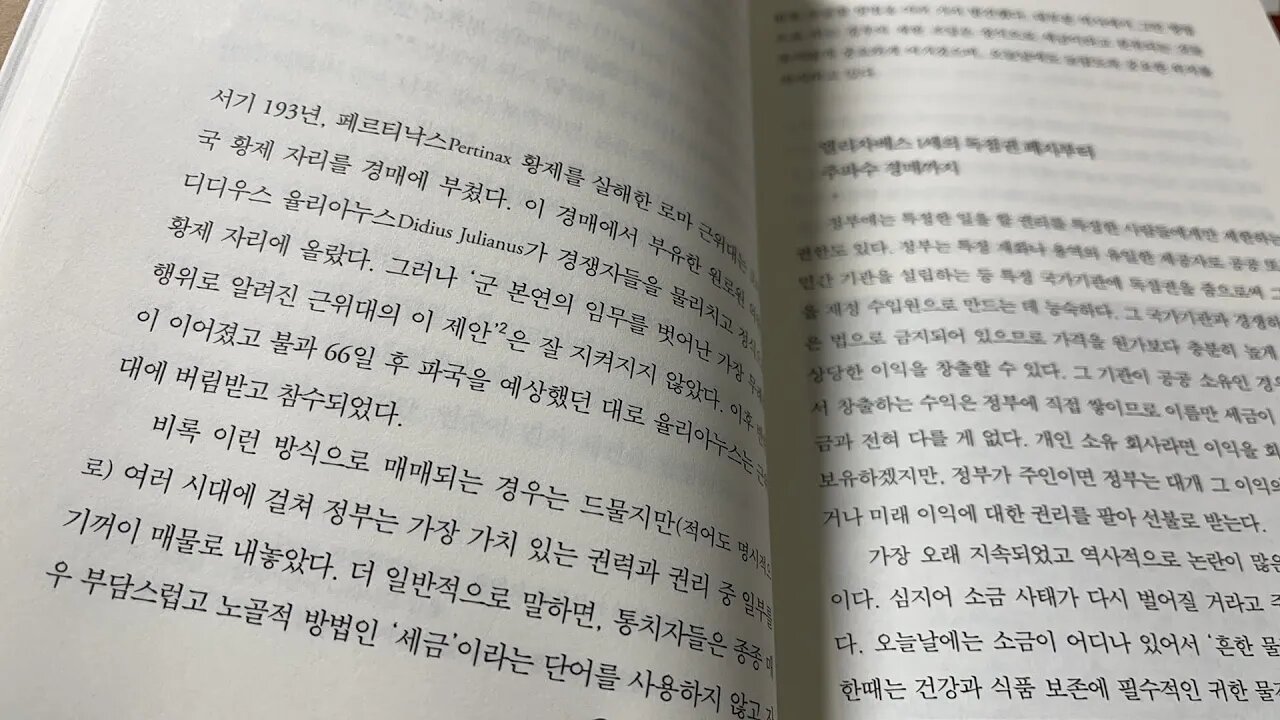 세금의 흑역사 마이클킨 헤르티낙스 디디우스 율리아누스 파국 로마근위대 엘리자베스1세 소금 정부재원조달