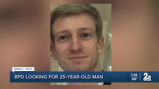 Baltimore Police looking for missing 25-year-old man