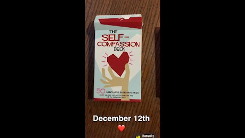 December 12th oracle card: humanity