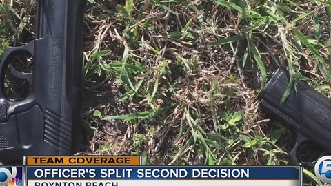Officer's split-second decision