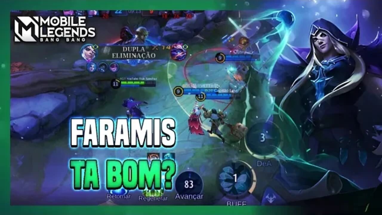 FARAMIS FICOU REALMENTE BOM? TESTEI ELE PRA SABER | MLBB