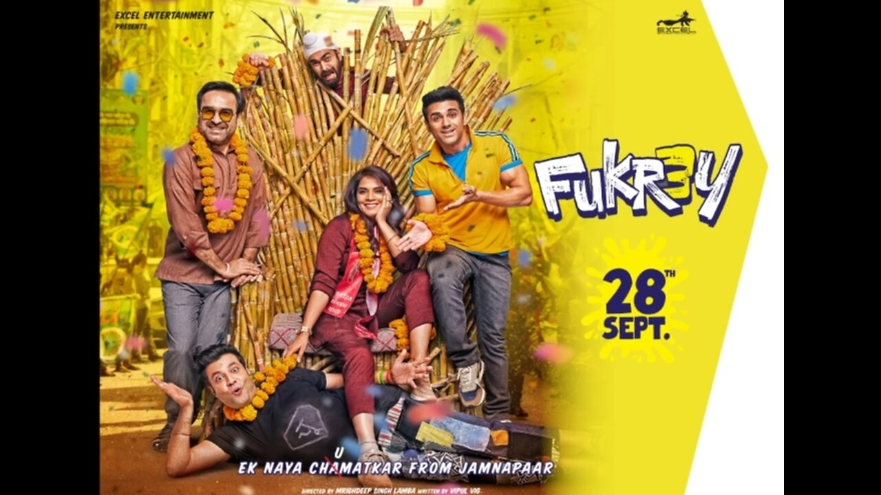 Fukrey 3 Official Trailer Pulkit Samrat Varun 1tc Sharma