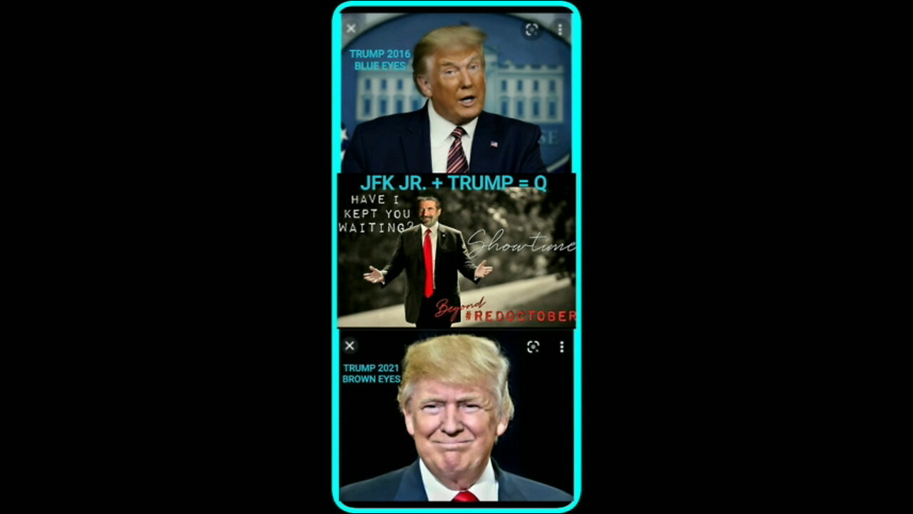 JFK Jr + Trump = Q