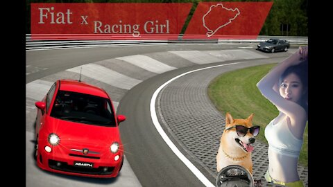 2021 Car Review (Fiat 500) @ Nurburgring x Racing Girl SLEEP + TÜ Reliability Report + Manual