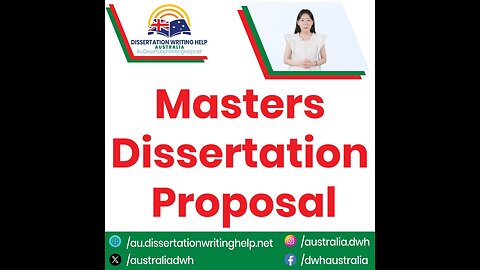 Masters Dissertation Proposal | au.dissertationwritinghelp.net