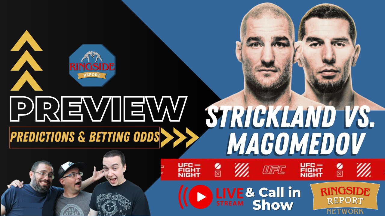 UFC Fight Night Strickland vs Magomedov | Card Predictions | Live Stream🟥