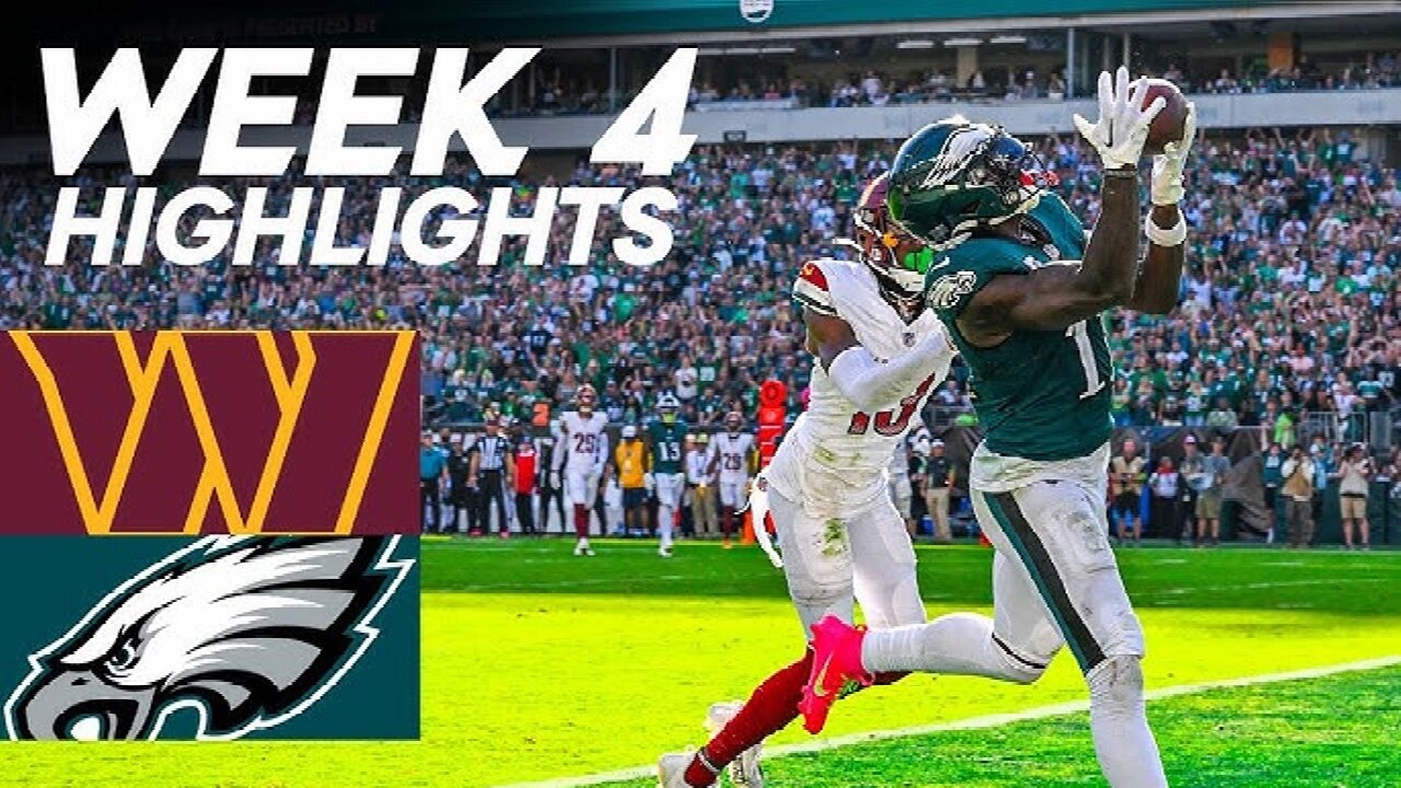 Washington Commanders vs Philadelphia Eagles | 2023 Week 4 Game