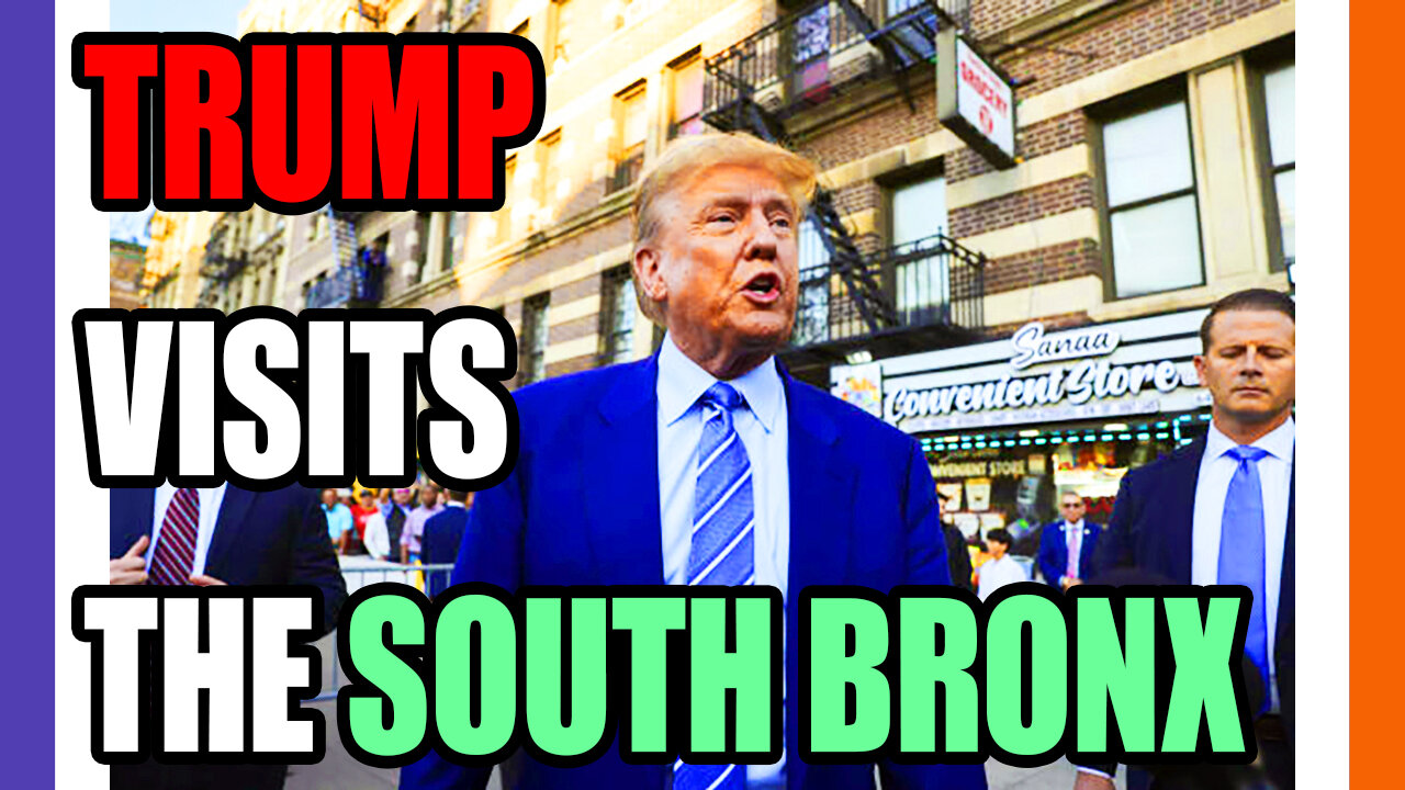 🔴LIVE: Trump Visits The South Bronx followed by FULL SHOW 🟠⚪🟣