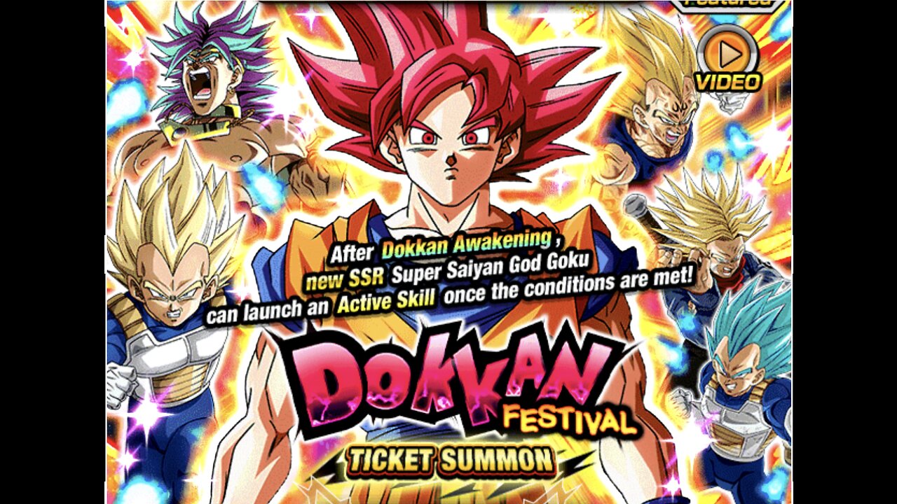 Dokkan Battle Saiyan Day Ticket summons pt2