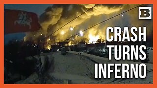 Explosive DHL Cargo Plane Crash in Lithuania Results in Massive Inferno