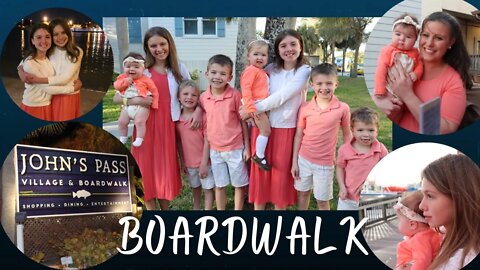 Big Family Visits John's Pass Village & Boardwalk in Madeira Beach, Florida