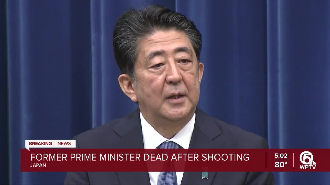 Former Japan PM Shinzo Abe fatally shot during campaign speech