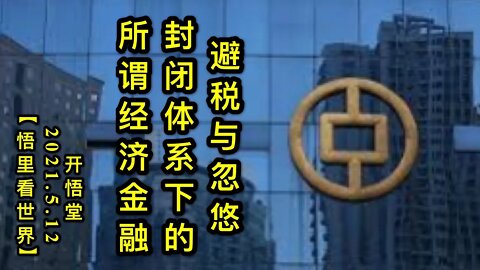 KWT1691避税与忽悠-封闭体系下的所谓经济金融20210512-11【悟里看世界】