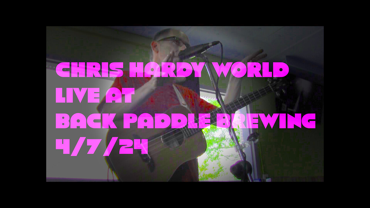 I Know Everything That Goes On In This City (original song) - Chris Hardy World Live