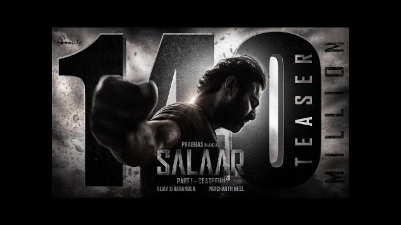 Salaar Teaser | Prabhas, Prashanth Neel, Prithviraj, Shruthi Haasan, Hombale Films, Vijay Kiragandur