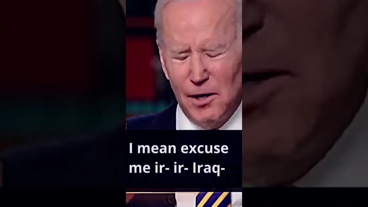 Did Joe Biden Just Reveal The Truth Behind Ukraine And Iraq | #shorts