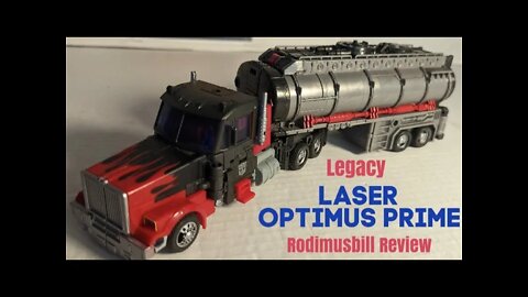 Legacy Leader Class Laser Optimus Prime Review by Rodimusbill