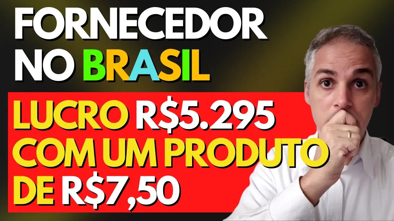 FORNECEDOR ATACADO NACIONAL BARATO - R$5.295 COM UM PRODUTO DE R$7,50