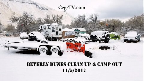 2017 Beverly Dunes Clean Up & Camp Out