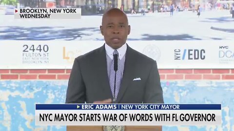 Gov Desantis Responds To NYC And Los Angeles