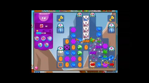 Candy Crush Level 3859 Talkthrough, 22 Moves 0 Boosters