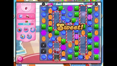 Candy Crush Level 3273 Talkthrough, 29 Moves 0 Boosters