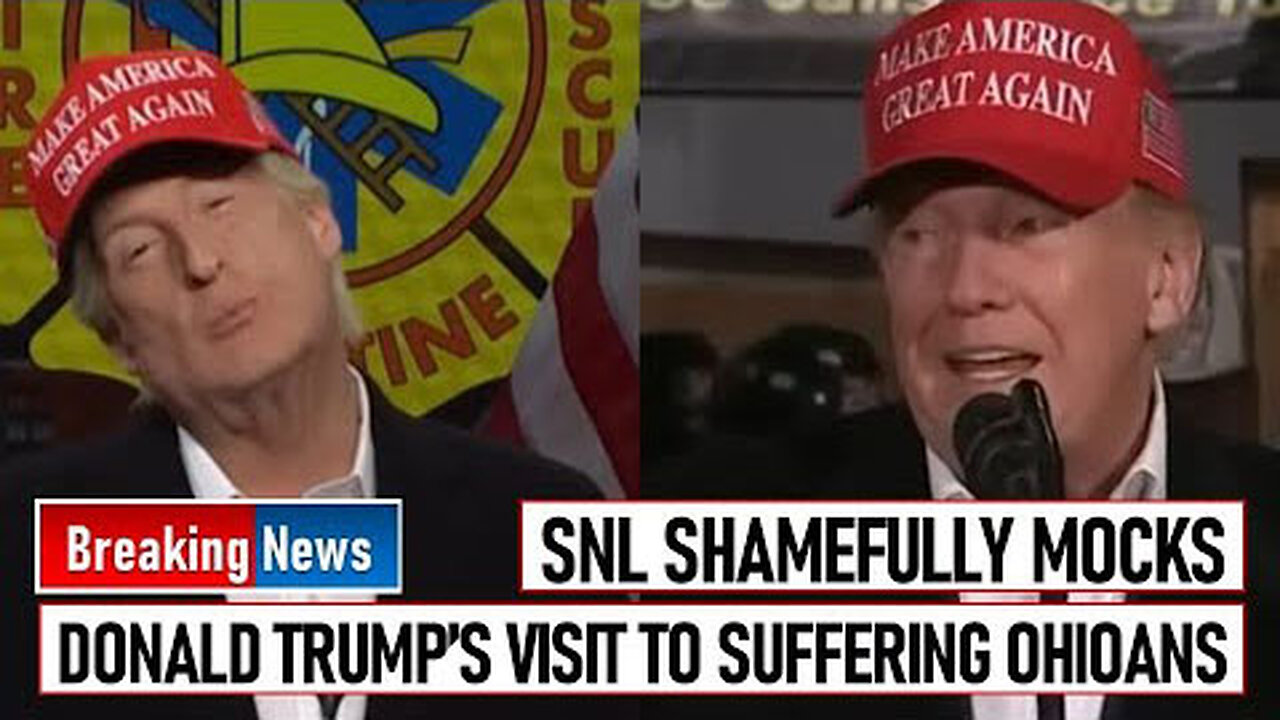 SNL SHAMEFULLY MOCKS DONALD TRUMP’S VISIT TO SUFFERING OHIOANS - TRUMP NEWS