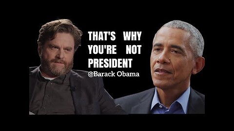 😂Barack Obama Roasts Zach Galifianakis On Between Two Ferns