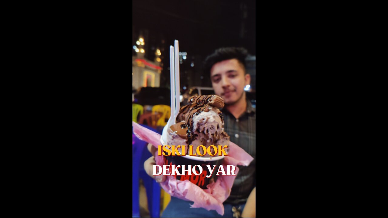 Tried This Awesome Ice Cream For First Time #foodshorts #food #icecream #karachifood #youtubeshorts