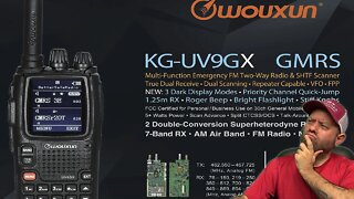 BetterSafeRadio REVEALS the Wouxun KG-UV9GX - New GMRS Handheld, FIRST LOOK!