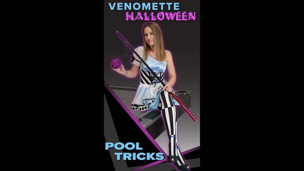 HALLOWEEN POOL TRICK W/ VENOMETTE!! #shorts