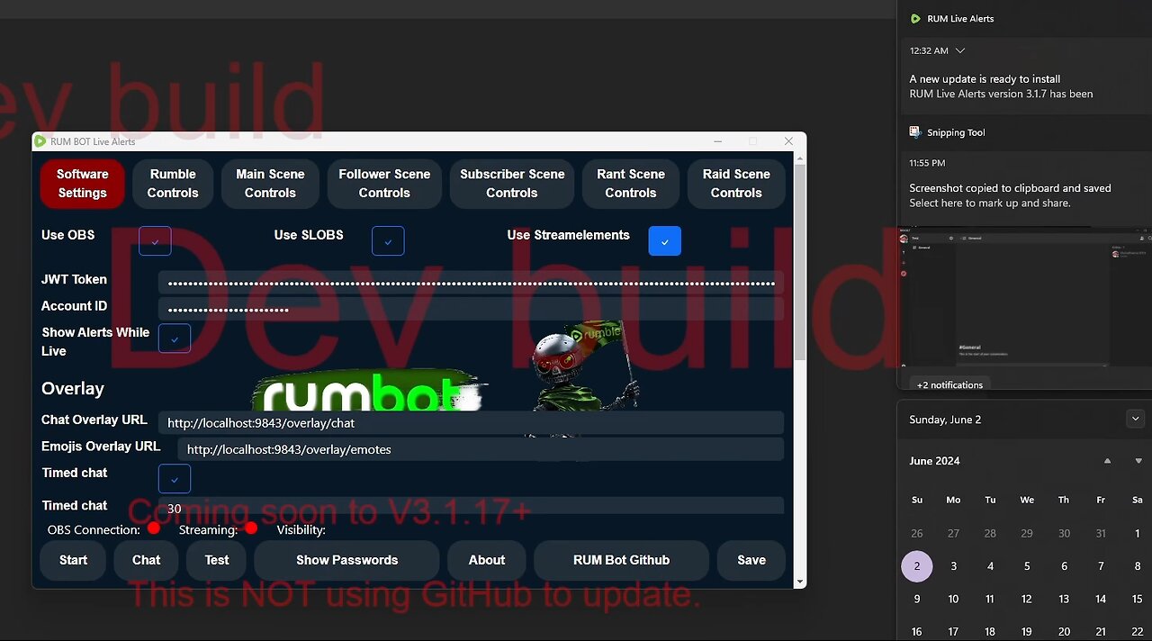 Rum Bot Live Alerts Says Bye To GitHub And Gets Updated Via CDN