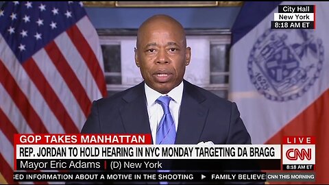 NYC Mayor Claims Jim Jordan’s Bragg Hearing Is An In Kind Donation To Trump
