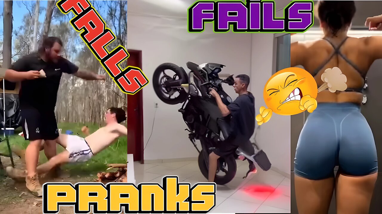 FUNNY FALLS, FAILS AND PRANKS COMPILATION 34