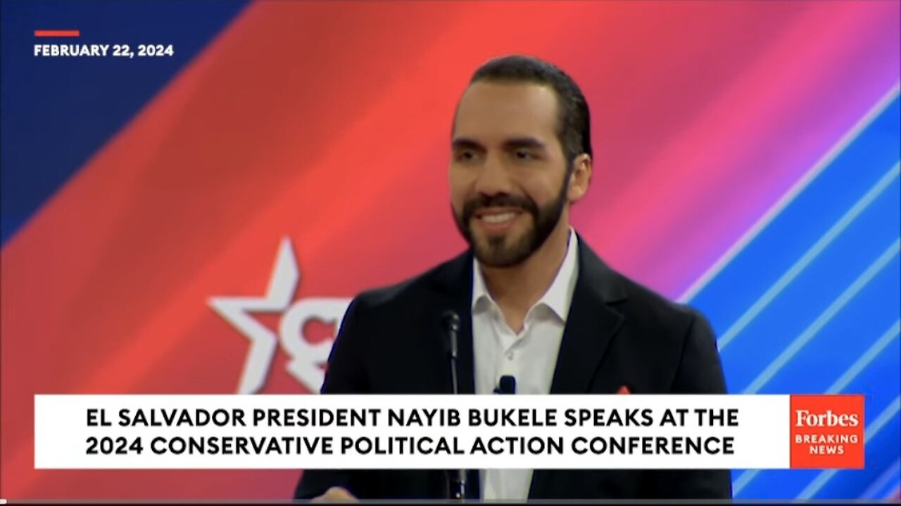 El Salvador President Nayib Bukele Warns of 'Dark Forces' in Anti-Crime Speech (CC)