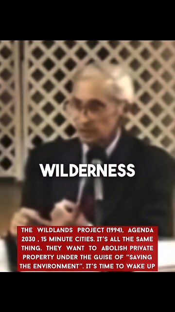 THE WILDLANDS PROJECT (1994), AGENDA 2030