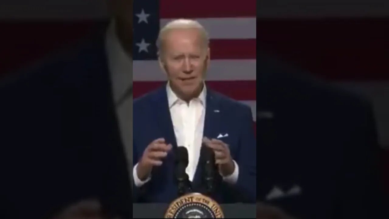 Bird Appears to Poop on Joe Biden’s Shoulder During Speech on Inflation